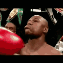 Floyd Mayweather Hands Up GIF - Floyd Mayweather Hands Up Chicken GIFs