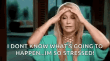 Stressed Real Housewives GIF - Stressed Real Housewives Rhob GIFs
