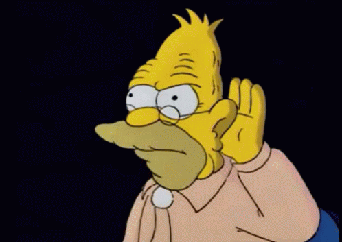 El Abuelo Simpson No Oye Nada GIF - Abuelo Simpson Los Simpsons Los Simpson  - Discover & Share GIFs