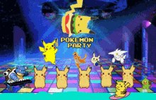 Pikachu Party GIF - Pikachu Party Pokemon GIFs