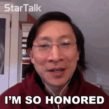 Im So Honored Charles Liu GIF - Im So Honored Charles Liu Startalk GIFs