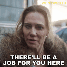 Therell Be A Job For You Here May Jenkins GIF - Therell Be A Job For You Here May Jenkins Wentworth GIFs