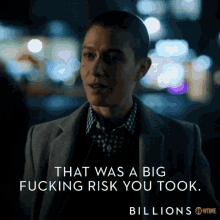 That Was A Big Fucking Risk You Took That Was A Big Risk GIF - That Was A Big Fucking Risk You Took That Was A Big Risk You Took A Big Risk GIFs