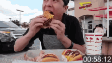 In And Out Burger Competitve Eater GIF - In And Out Burger Competitve Eater Matt Stonie GIFs