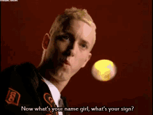 Now What'S Your Name Girl, What'S Your Sign? GIF - Eminem Slimshady Marshallmathers GIFs