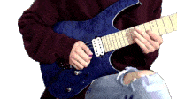 Playing Guitar Tim Henson Sticker - Playing Guitar Tim Henson Fingerpicking Stickers