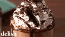 Whipped Cream Chocolate GIF - Whipped Cream Chocolate Hot Chocolate GIFs