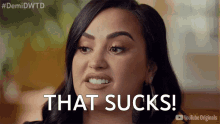 That Sucks Demi Lovato GIF - That Sucks Demi Lovato Demi Lovato Dancing With The Devil GIFs