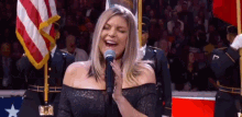 All Star Game National Anthem GIF - All Star Game National Anthem Fergie GIFs