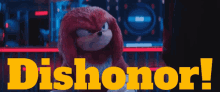 Sonic Knuckles GIF - Sonic Knuckles Dishonor GIFs