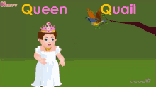 q for queen queen quail gif kids
