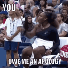 You Owe Me An Apology Serena Williams GIF - You Owe Me An Apology Serena Williams Drama GIFs