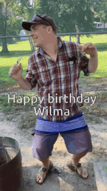 Happy Birthday Wilma GIF - Happy Birthday Wilma Dance Moves GIFs