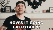 Hows It Going Everybody Jared Dines GIF - Hows It Going Everybody Jared Dines Whats Up GIFs