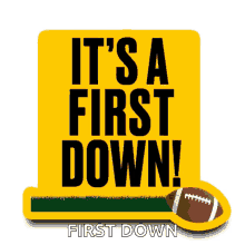 first down football its a first down