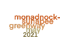 Msgreenway2021 Mount Sticker - Msgreenway2021 Mount Monadnock Stickers