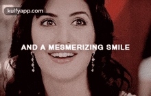 And A Mesmerizing Smile.Gif GIF - And A Mesmerizing Smile Gifs Bollywood2 GIFs
