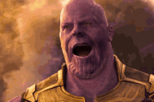 Thanos Face Warp GIF - Thanos Face Warp Mouth Open GIFs