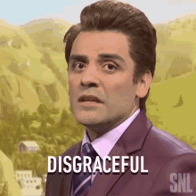 Disgraceful Oscar Isaac GIF - Disgraceful Oscar Isaac Saturday Night Live GIFs