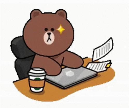 brown bear typing
