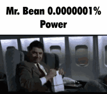 Mr Bean Percentage Of Power Mr Bean Solos Your Favorite Character GIF - Mr Bean Percentage Of Power Mr Bean Solos Your Favorite Character Goku GIFs