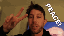 Peace Tj Hunt GIF - Peace Tj Hunt Quitting You Tube To Work For Adam Lz GIFs