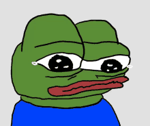 개구리 눈물 울기 슬픔 페페 GIF - Pepe Crying Tears GIFs