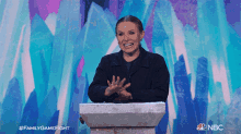 Oh No Kristen Bell GIF - Oh No Kristen Bell Family Game Fight GIFs