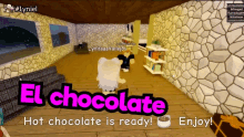 El Chocolate Ya Esta Listo Hot Chocolate GIF - El Chocolate Ya Esta Listo Hot Chocolate Bebida Caliente GIFs