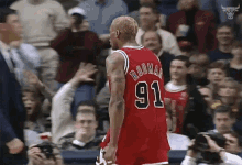 Get Out Of The Way Dennis Rodman GIF - Get Out Of The Way Dennis Rodman The Worm GIFs