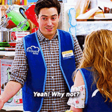 Superstore Jonah Simms GIF - Superstore Jonah Simms Yeah Why Not GIFs