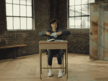 Finished! - Millie Bobby Brown X Converse Gif GIF - Millie Bobby Brown Yay Last Day Of School Be Like GIFs