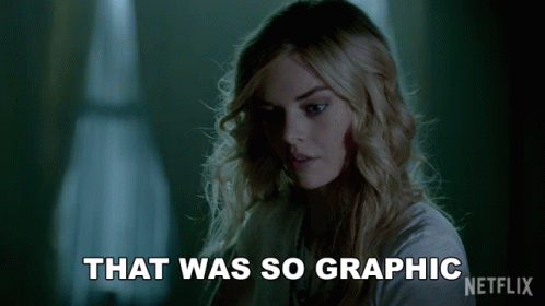That Was So Graphic Bee GIF - That Was So Graphic Bee Samara Weaving -  Discover & Share GIFs