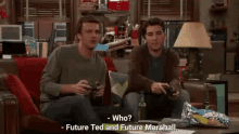 Robxcube Ted And Marshall GIF - Robxcube Ted And Marshall How I Met Your Mother GIFs