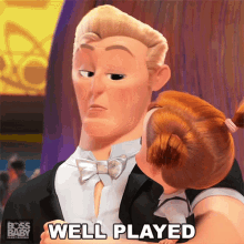 Well Played Ted Templeton Jr GIF - Well Played Ted Templeton Jr The Boss Baby Family Business GIFs