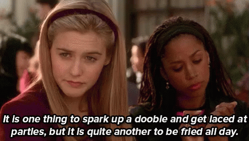 It Is One Thing To Spark Up A Doobie - Clueless GIF - Clueless Alicia Silverstone Doobie - Discover &amp; Share GIFs