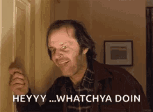 The Shining Jack Nicholson GIF - The Shining Jack Nicholson Heres Johnny GIFs