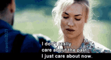 Yvonne Strahovski I Dont Care About The Past GIF - Yvonne Strahovski I Dont Care About The Past I Just Care About Now GIFs