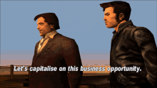 Gtagif Gta One Liners GIF - Gtagif Gta One Liners Lets Capitalise On This Business Opportunity GIFs