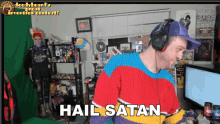Hail Satan Doodybeard GIF - Hail Satan Doodybeard Bye GIFs