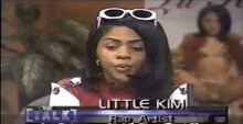 Lil Kim Little Kim GIF - Lil Kim Little Kim Shades GIFs