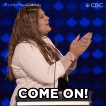 come on family feud canada lets go its up there clapping come on family feud canada lets go its up there clapping