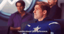 Captain America Chris Evans GIF - Captain America Chris Evans I Understood That Reference GIFs