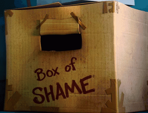 Box Of Shame GIF - Despicable Me Agnes Box Of Shame GIFs