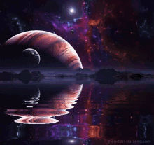 Space Water GIF - Space Water Reflection GIFs