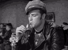 Marlon Brando Badass GIF - Marlon Brando Badass Smoking GIFs