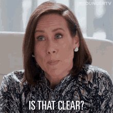 Is That Clear Do You Understand GIF - Is That Clear Do You Understand Miriam Shor GIFs