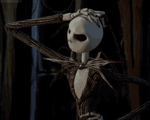 Head Scratch GIF - The Nightmare Before Christmas Jack Skellington Head Scratch GIFs