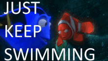 Just Keep Swimming Finding Nemo GIF - Just Keep Swimming Swim Finding Nemo GIFs