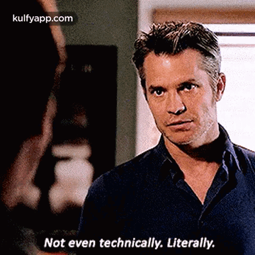 Not Even Technically. Literally..Gif GIF - Not Even Technically. Literally. Santa Clarita-diet Q GIFs